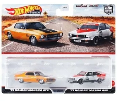 Hot Wheels - 2023 Premium - '73 Holden Monaro GTS & '77 Torana A9X - Twin 2 Pack • $59