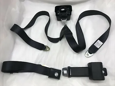 Retractable Lap Plus V Shoulder Harness Black Ford Shelby Mustang 1965-70 • $255.98