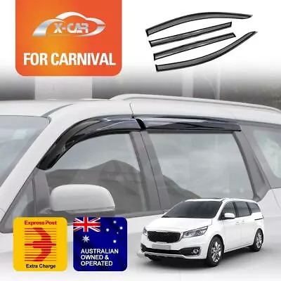 Premium Weathershields For Kia Carnival 2014-2020 Window Visor Weather Shields • $66.08