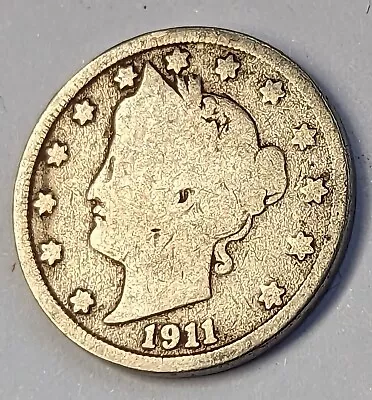 1911 LIberty Head V Nickel *OLD*RARE*VINTAGE V045 • $4.15