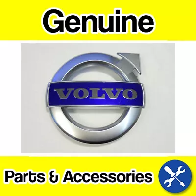 Genuine Volvo XC90 V70 XC70 V60 S80 (11-) Grill Badge (Matt Chrome R-Design) • £57.40