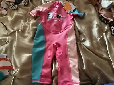 BNWT Decathlon Nabaiji Baby Wet Suit/UV Protection Suit 73-75cm 12 Months • £7.95