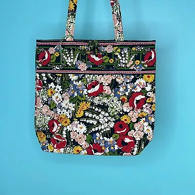 Vera Bradley Poppy Fields Retired Pattern Vera Tote Bag NWT • $40.76