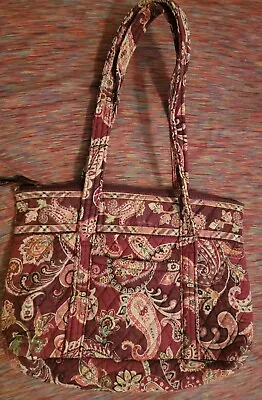 Vera Bradley Piccadilly Plum Hipster Shoulder Bag Purse RETIRED EUC • $18