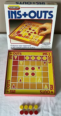 Collectable Vintage “Ins + Outs” Board Game Spears Games 1984 *Complete* • £4.99