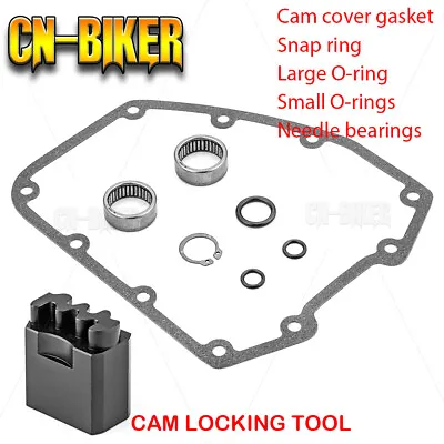 Chain-Drive Cam Installation Gasket Bearing Locking Tool Kit For Harley Twin Cam • $74.47