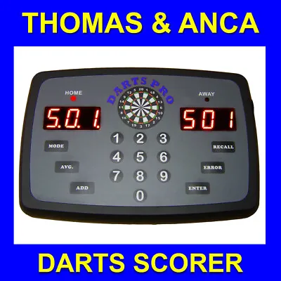 Dart Scorer Electronic Scoreboard Dart Score Pro For Darts Gift For Him Man Cave • £82.95