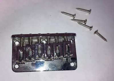 IBANEZ STYLE 6 String Fixed Guitar Bridge W/ Screws • $19.99