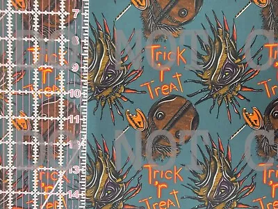 Custom 100% Cotton Woven Fabric Horror Movie Sam Trick Or Treat 1/4 Yard 9x56 • $5.49