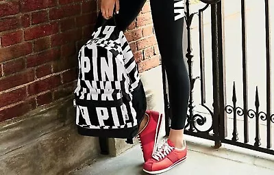 NEW Victoria's Secret PINK Campus Backpack Laptop Travel Book Bag Tote Rare Gift • $169.99