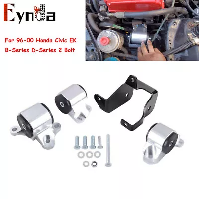 Engine Swap Motor Mount Kit For 96-00 Honda Civic EK B-Series D-Series 2 Bolt • $67.49