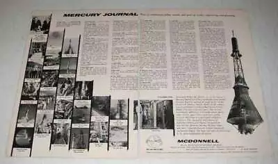 1962 McDonnell Aviation Mercury Spacecraft Ad • $19.99