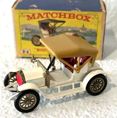 Matchbox Model Cars Of Yesteryear Y-4 1909 White Opel Coupe In Original Box • $19.99