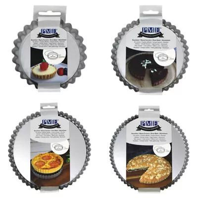 £6.79 • Buy PME Loose Bottom Flan Pan Aluminium Flan Quiche Tart Pastry Baking Tin