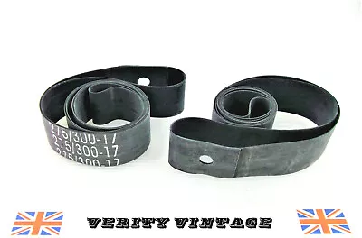 17  17 Inch Motorcycle Wheel Rim Tapes 1 PAIR BSA Triumph Norton AJS Matchless.. • $6.53