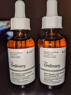 £12.50 • Buy The Ordinary 100% Organic Cold-Pressed Rose Hip Seed Oil - 30ml - Pack Of 2