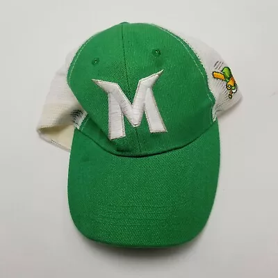 Mighty Ducks M Hat Cap Green Adult Used Mesh Snapback G4D • $9.89