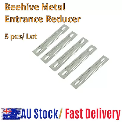 5X Beehive Metal Entrance Reducer Bee Hive Sliding Mouse Guards 10 Frame Beehive • $27.88