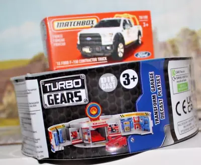 Matchbox Boxed Car T15 Ford Contractor +flip Out Turbo Garage New Construction • £29.99