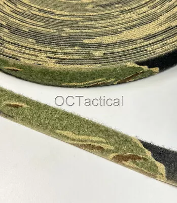 Vietnam Tiger Stripe Camo 1 Inch Wide VELCRO® Brand Loop Sew On • $3