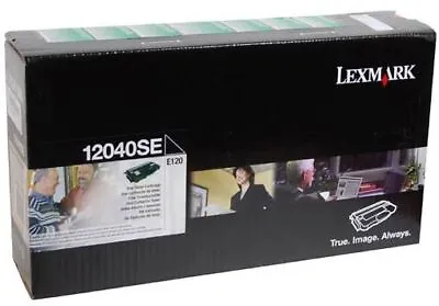 Genuine Lexmark 12040SE Black Toner Cartridge Open • £35