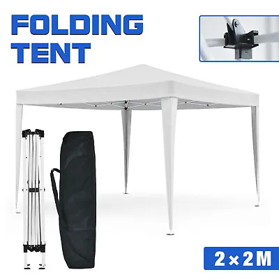 $79.90 • Buy 2x2M Foldable Marquee Tent Portable  Pop Up Gazebo Canopy Outdoor Camping White