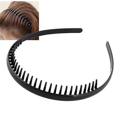 🔥sharks Tooth Zig Zag Hair Band Toothed Headband Alice Band Sports Women & Mens • £3.75