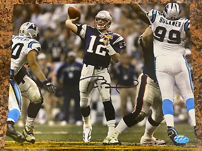 Tom Brady Autographed New England Patriots Signed 8x10 Photo Mounted Memories • $649.99