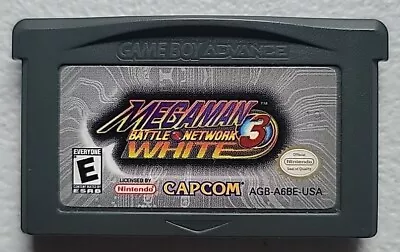 Mega Man Battle Network 3 White Version (Nintendo Game Boy Advance 2003) Tested • $10.99