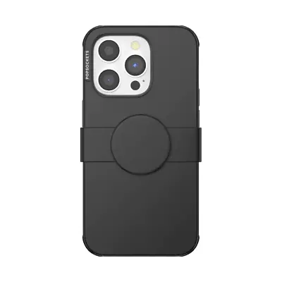 $59.95 • Buy PopSockets PopCase IPhone 14 Pro Phone Case Stand Grip Mount Holder - Black