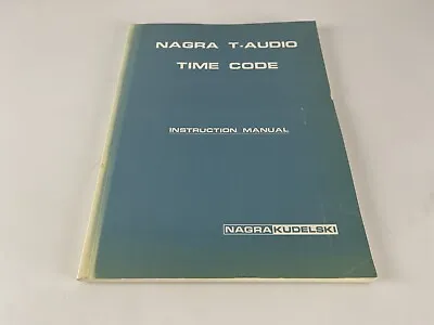 Instructions Manual For NAGRA T-Audio • £248.05