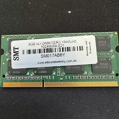 SMT 8GB DDR3 1866MHZ SODIMM Memory/Ram Laptop/IMAC 27' • $27