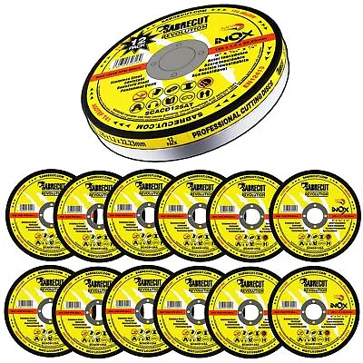 £10.99 • Buy Angle Grinder Cutting Discs SabreCut 12x 5 Inch 125mm Metal Stainless Steel INOX