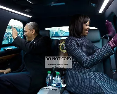 Barack Obama & First Lady Michelle In Inaugural Parade - 8x10 Photo (cc-088) • $8.87