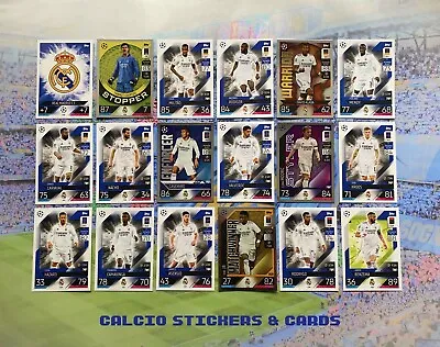 Topps Match Attax 2022/23 2023 Full Real Madrid Team Set All 18 Cards & Foil • £4.75