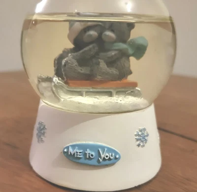 £10.99 • Buy Me To You Tatty Teddy Bear Figurine Water Snow Globe Unboxed 