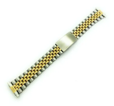 16mm 18mm 20mm 22mm Speidel RX Gold And Silver Stainless Steel Metal Watch Band • $9.99