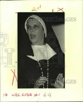 1988 Press Photo Actress Martha Graham As Mother Abbess In  The Sound Of Music  • $19.99