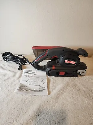 Preowned CRAFTSMAN 3  X 18  BELT SANDER 6 AMP VIBRA SHIELD GRIP 939594 • $36.30