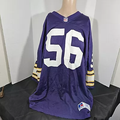 Vintage Minnesota Vikings Russell Athletic #56 Blank NFL Jersey Sz: 52 XL USA • $79.98