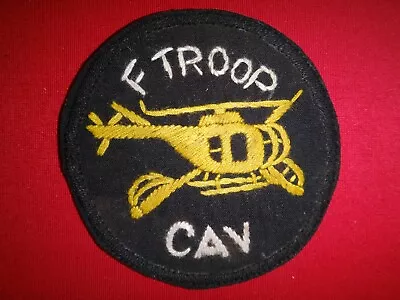 US Army F TROOP Helicopter CAVALRY Vietnam War Hand Made Patch • $11.17