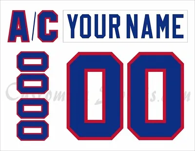$39.99 • Buy Kansas City Scouts Customized Number Kit For 1975-1976 Home Uniform