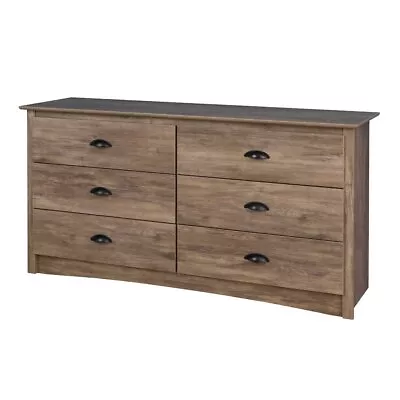 Salt Spring 6-Drawer Dresser In Drifted Gray • $244.26