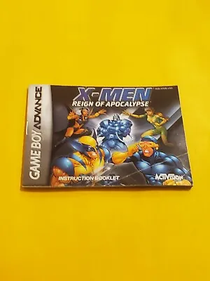 X-men Reign Of Apocalypse Gba Manual • $11.82