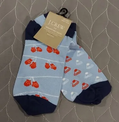 J. Crew Mismatched Ankle Socks HATS And MITTENS Womens One Size H6164 • $12.97
