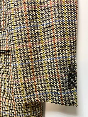 TOYNER Men's Wool / Cashmere Multi Check Blazer Jacket Size EU50 UK40 • $44.82