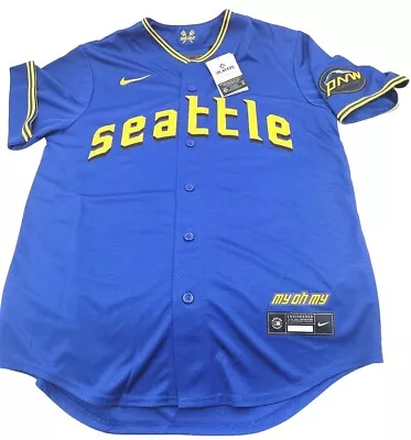 Nike Seattle Mariners City Connect Jersey 2023 Men’s Size Medium Kyle Lewis #1 • $69.95