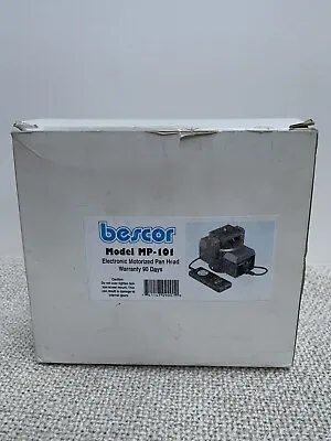 BESCOR Model MP-101 Electronic Motorized Pan Head • $129.99