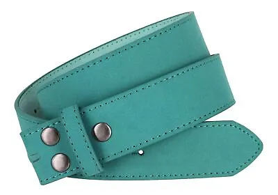 Belts For Men & Women Unisex Suede Leather Belt Strap 1 1/2  Wide Multi-Color • $14.95