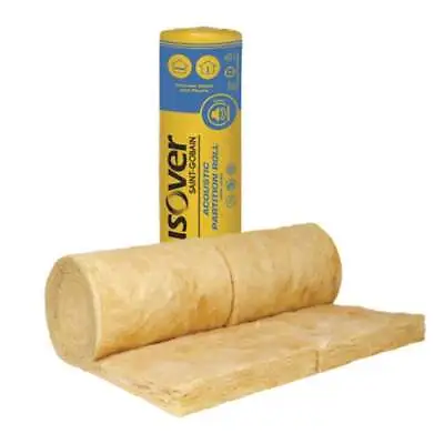 Isover Acoustic Partition Roll Insulation -25mm-50mm-65mm-100mm Walls & Floors • £43.95